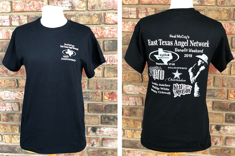 East Texas Angel Network 2019 tshirt